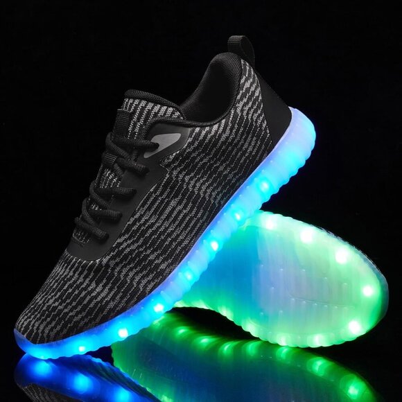 Light Up Shoes Unisex LED Sneakers USB Charging for Parties Nightclubs - Picture 5 of 8